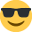 smiling face with sunglasses 😎
