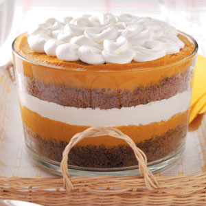 Pumpkin Gingerbread Trifle