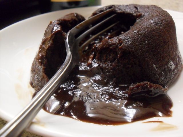 9. This chocolate lava cake which oozes with more chocolatey amazingness.