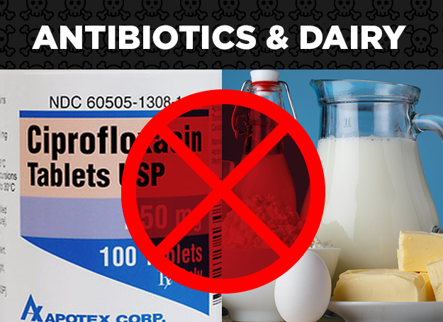Antibiotics + Dairy = Reduced Efficacy