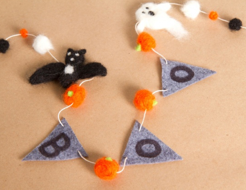 Boo Halloween Garland