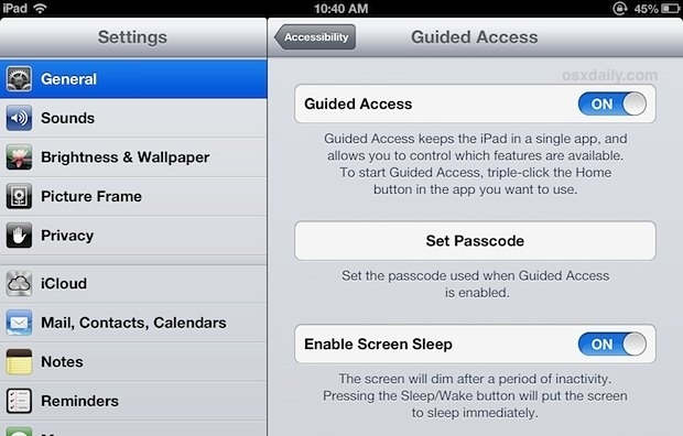 Turn on Guided Access while a child is playing with your phone or iPad.
