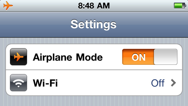If you put your phone on airplane mode, it will charge twice as fast.