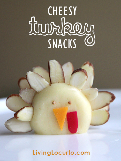 Add almond feathers to Babybel cheese and...you've got turkey!