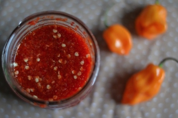 Habanero hot sauce