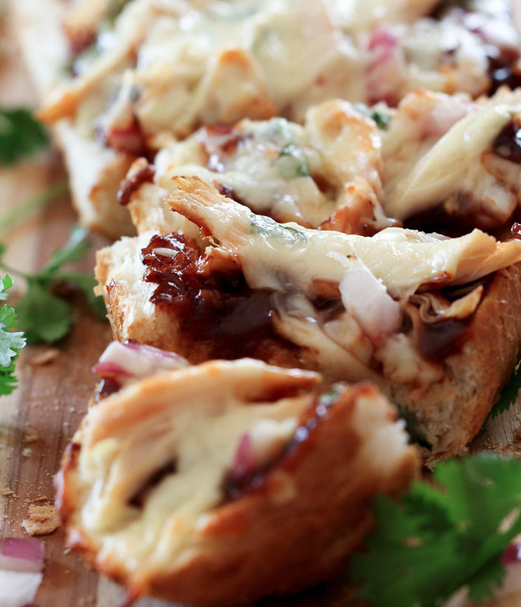 6. BBQ Chicken French Bread Pizza