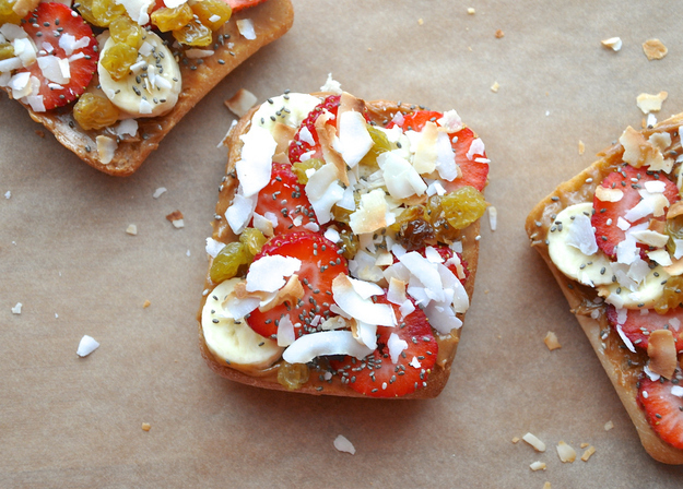 Fruity Peanut Butter and Chia Sandwich