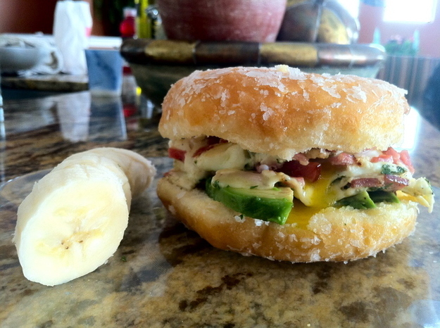 Donut Breakfast Sandwich