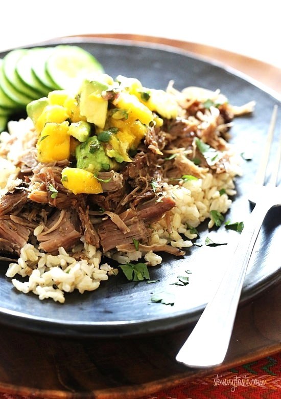 Jerk Pork with Caribbean Salsa