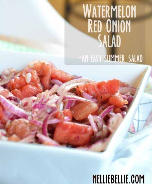 Watermelon Red Onion Salad