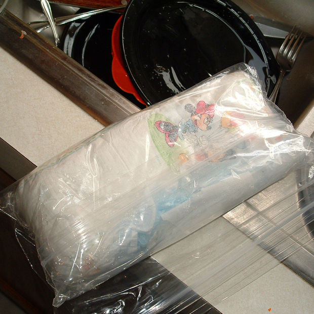 Diapers make surprisingly effective ice packs.