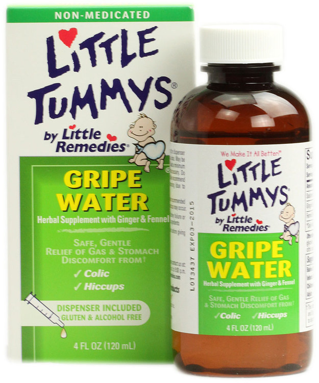Gripe water can soothe an adult's upset stomach.