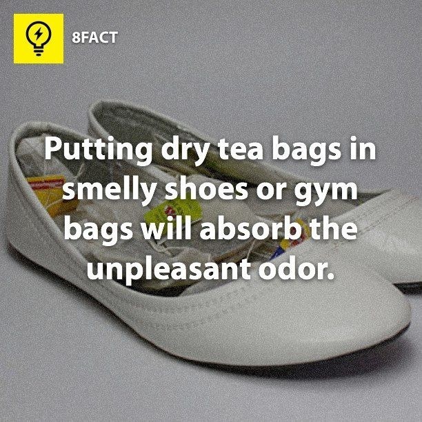Make life better for both toes and nose with unused tea bags.