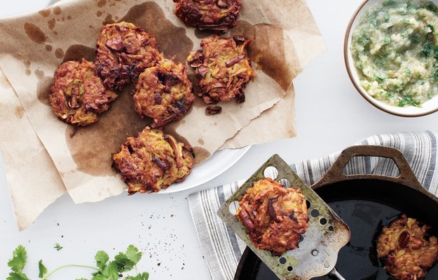 Celery Root And Mushroom Latkes