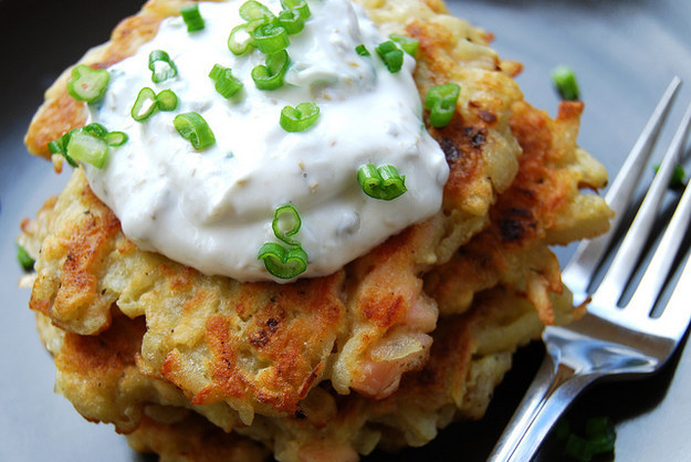 Smoked Salmon Latkes