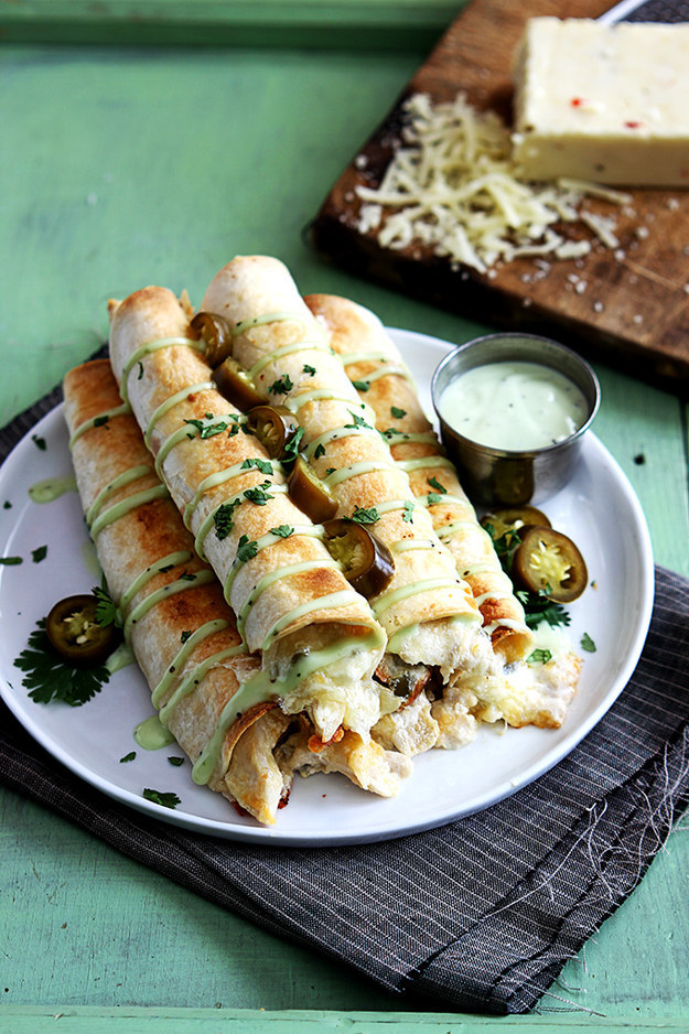 Slow Cooker Jalapeño Popper Taquitos