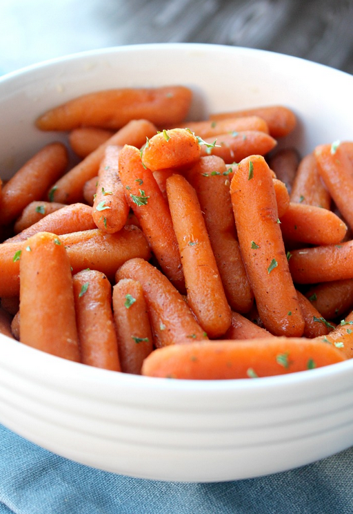 Brown Sugar & Honey Glazed Carrots