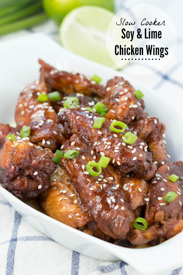Slow Cooker Soy & Lime Wings