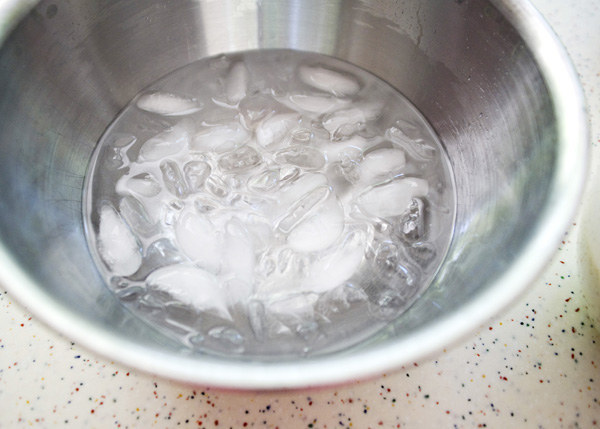 Drop ice cubes into a thermos or bowl if you lose power.