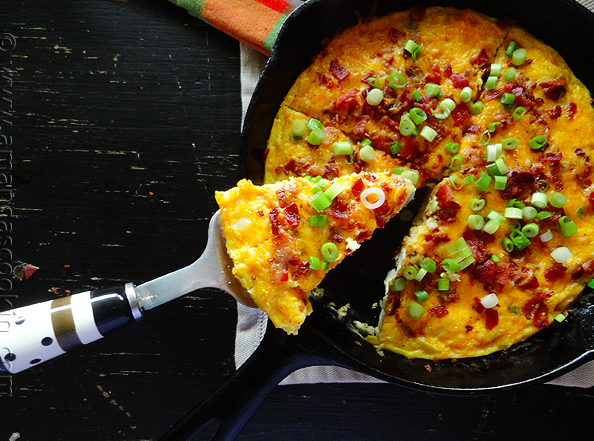 A filling frittata that goes beyond breakfast:
