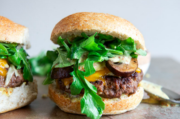 And a burger that's not boring: