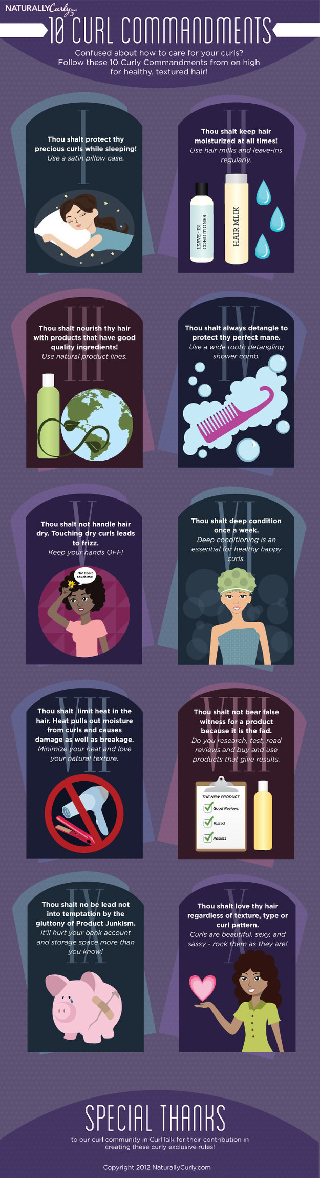 Following these 10 tips will help your curls flourish.