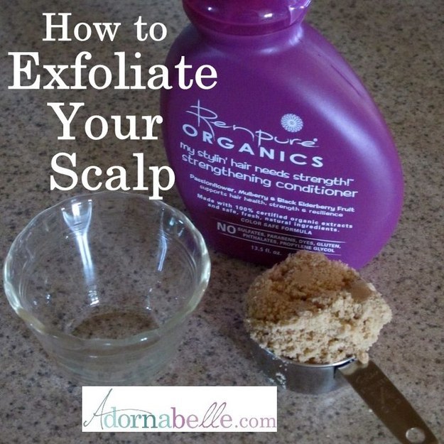 Exfoliate your scalp to get rid of product buildup.