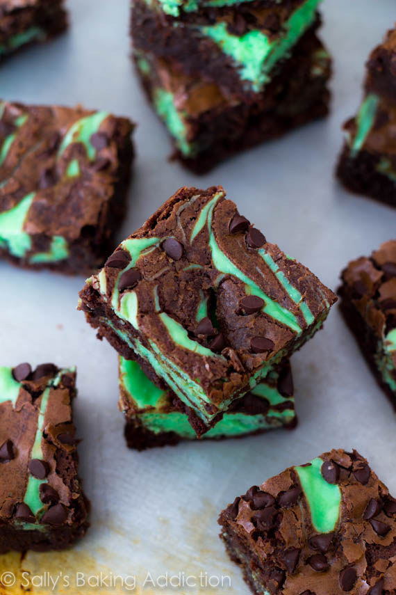 Mint Cheesecake Brownies