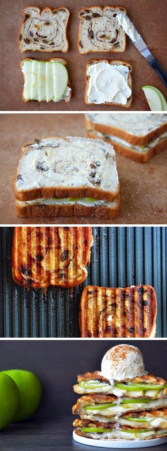 Apple Pie Panini a la Mode