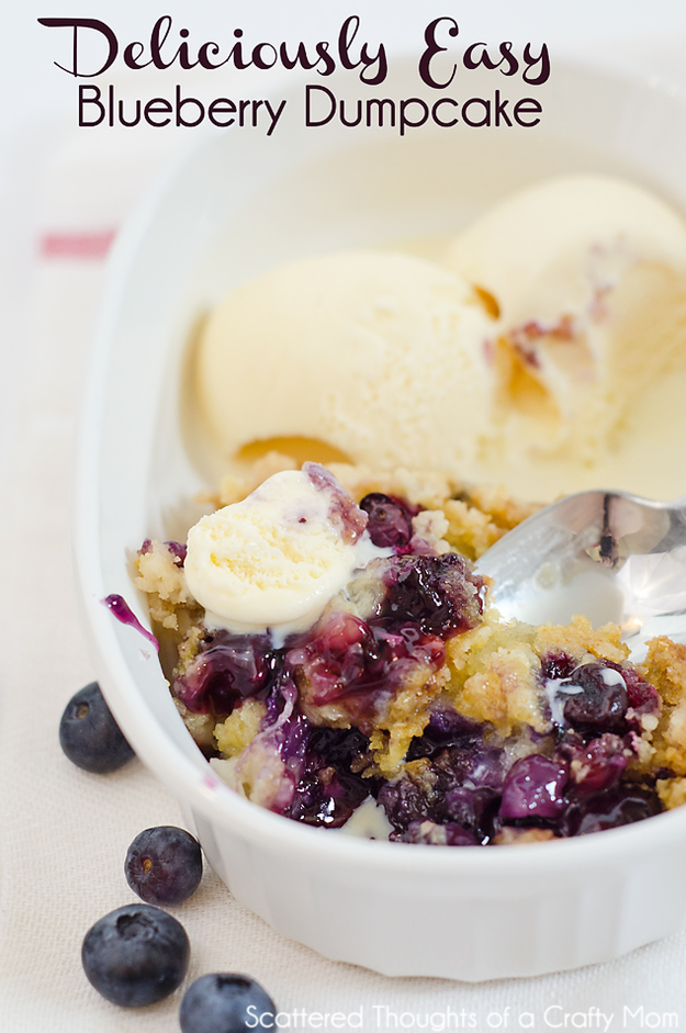 Blueberry Dump Cake