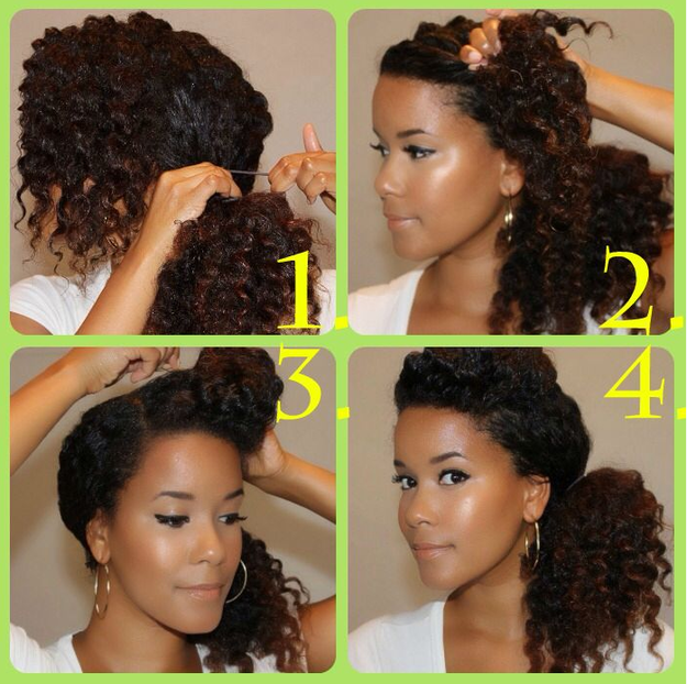 Natural hair? Here's an easy four-step option.