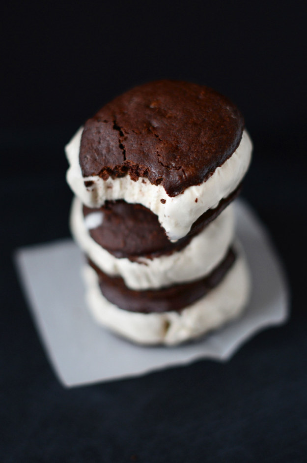 Vegan Chocolate Ice Cream Sandwiches