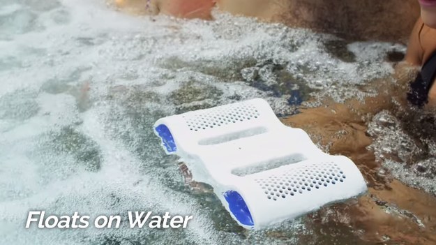 The Nyne Aqua Bluetooth Speaker ($130) floats on mother freaking WATER.