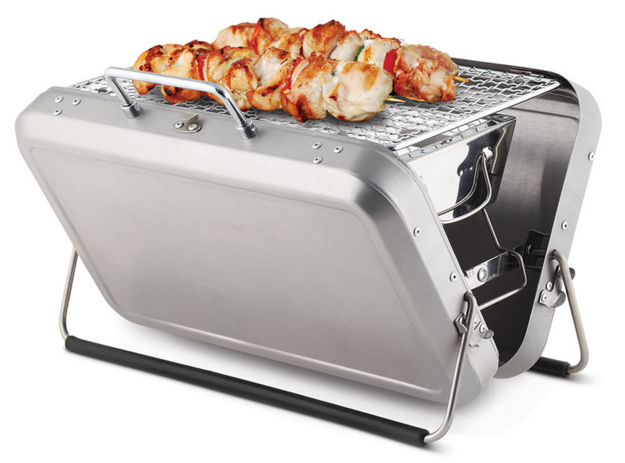 This briefcase that's also a barbecue.