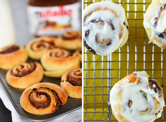 Nutella Cinnamon Rolls