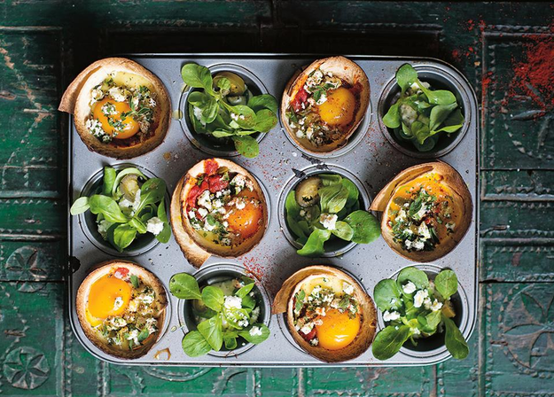 Muffin Tin Huevos Rancheros