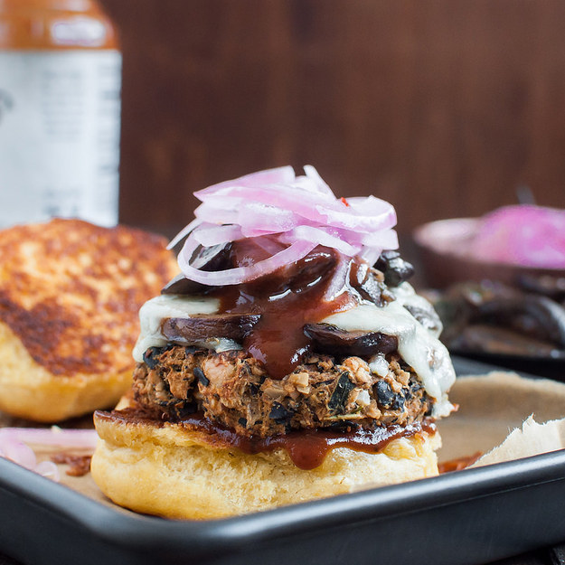 Tex Mex BBQ Black Bean Burgers