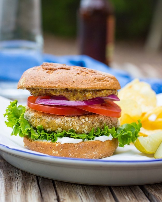 Vegan Chicken Patty Sandwiches