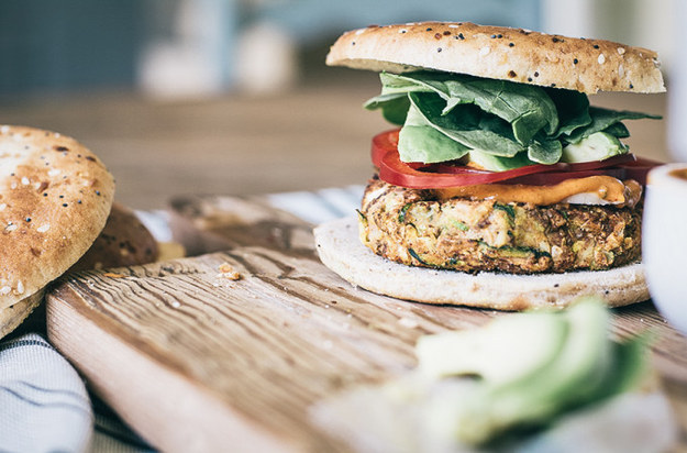 Zucchini White Bean Burgers