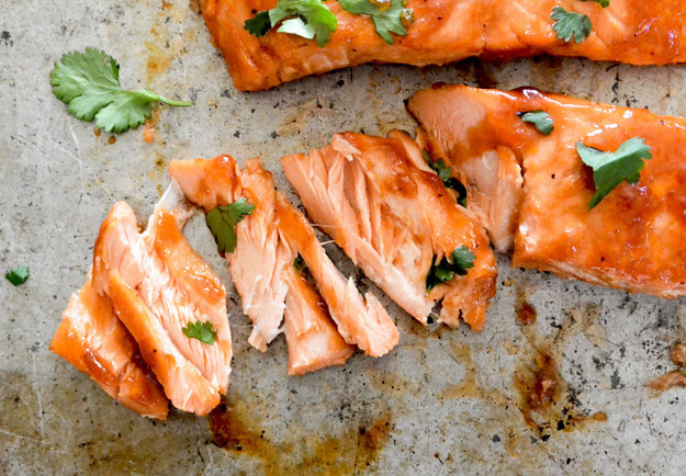 Cranberry-BBQ Salmon