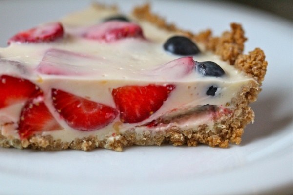 Eating pie for breakfast can be healthy if you make a cheerio crust and fill it with fruit and yogurt.