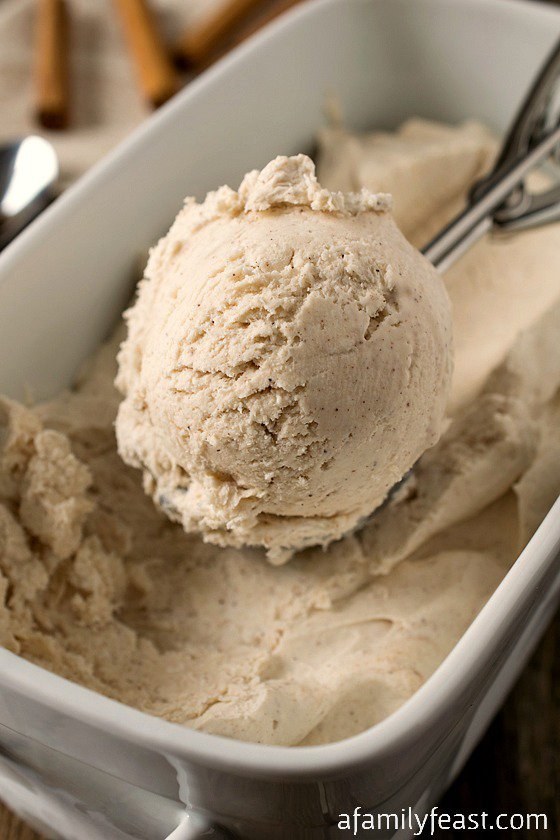 No-Churn Fresh Cinnamon Ice Cream