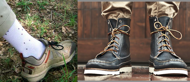 And either wear tall socks or tuck your pants into your hiking boots when you can.