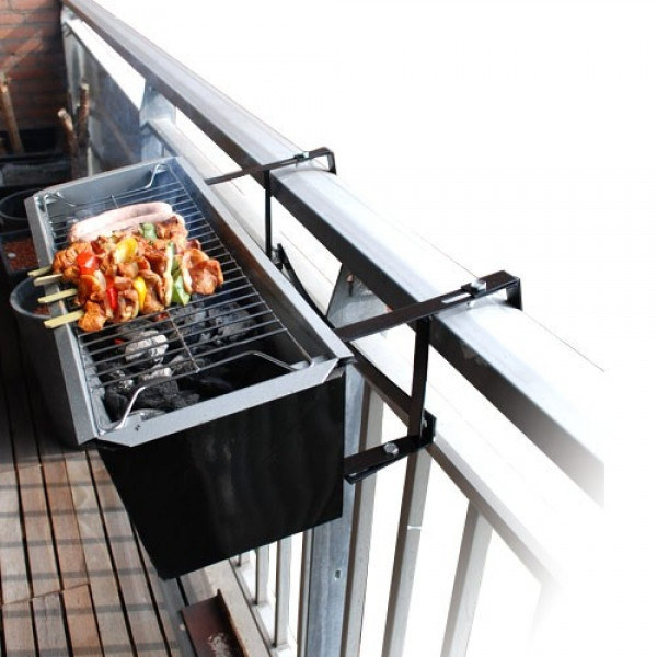 Get a balcony grill and you can cook in the great outdoors...