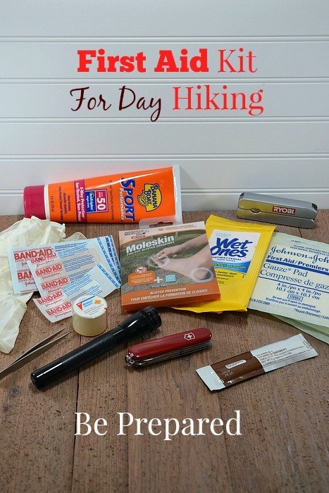 But this simple kit is best if you're only going for a day hike.