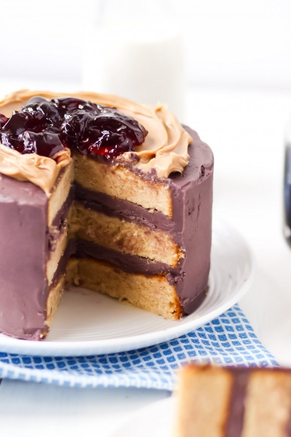 PB & J Cake