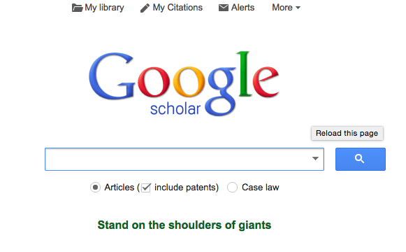 Use Google Scholar to find published papers and get alerts on new papers in your area of study.