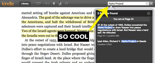 Read Kindle books online at read.amazon.com. When you're writing a paper, you can search for keywords in the book and easily find quotes to support the argument you're trying to make.