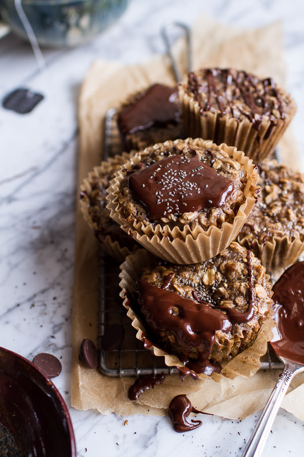 Earl Grey Chocolate Banana Muffins