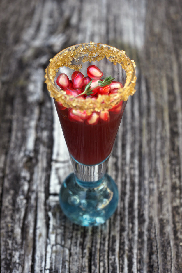 Holiday Cosmo Jell-O Shot